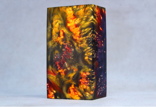 Stabilized Maple Burl Wood Mod Block